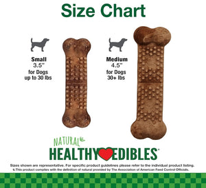 Nylabone Healthy Edibles Meaty Center Chews Beef Small