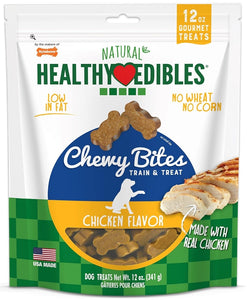 Nylabone Natural Healthy Edibles Chicken Chewy Bites Dog Treats