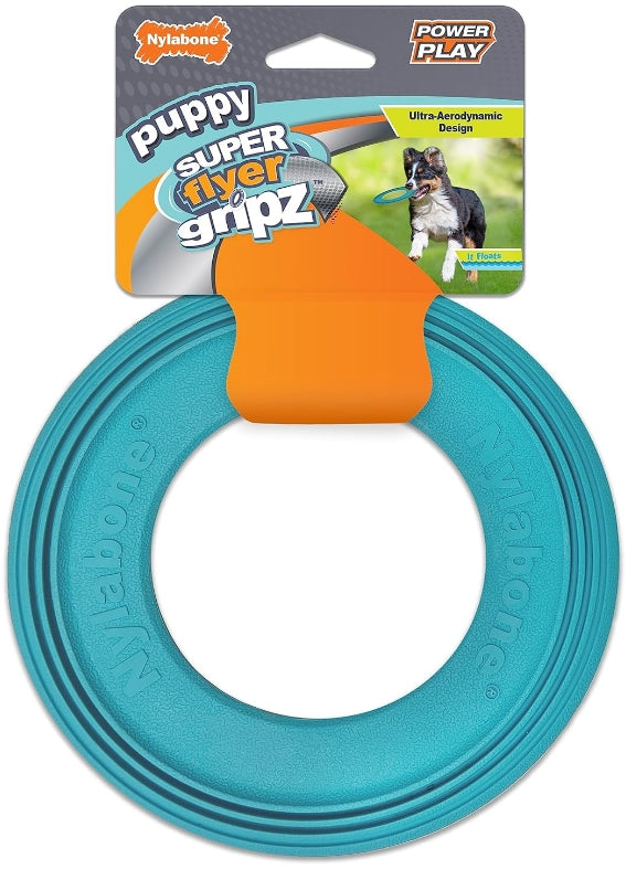 Nylabone Super Flyer Gripz Disc Puppy Toy