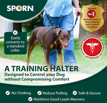 Load image into Gallery viewer, Sporn Original Training Halter for Dogs Black
