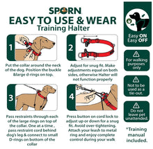 Load image into Gallery viewer, Sporn Original Training Halter for Dogs Black
