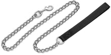 Load image into Gallery viewer, Titan Chain Lead with Nylon Handle for Dogs
