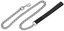 Load image into Gallery viewer, Titan Chain Lead with Nylon Handle for Dogs
