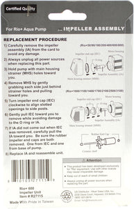 Rio Plus Aqua Pump Replacement Impeller