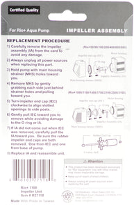 Rio Plus Aqua Pump Replacement Impeller