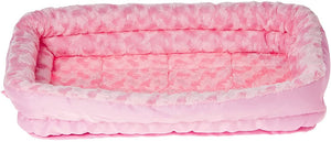 MidWest Double Bolster Pet Bed Pink