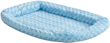 Load image into Gallery viewer, MidWest Double Bolster Pet Bed Blue
