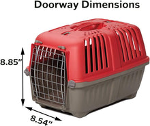 Load image into Gallery viewer, MidWest Spree Pet Carrier Red Plastic Dog Carrier
