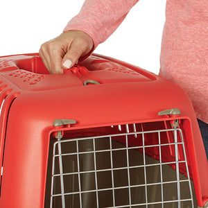 MidWest Spree Pet Carrier Red Plastic Dog Carrier