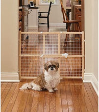 Load image into Gallery viewer, MidWest Wire Mesh Wood Pressure Mount Pet Safety Gate
