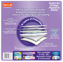 Load image into Gallery viewer, Hartz Home Protection Lavender Scent Odor Eliminating Dog Pads Regular
