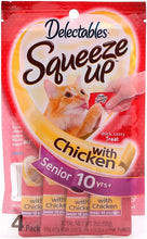 Load image into Gallery viewer, Hartz Delectables Senior Squeeze Up Lickable Cat Treat Chicken
