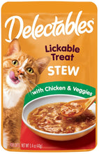 Load image into Gallery viewer, Hartz Delectables Stew Lickable Treat for Cats Chicken and Veggies
