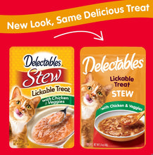 Load image into Gallery viewer, Hartz Delectables Stew Lickable Treat for Cats Chicken and Veggies
