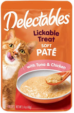 Load image into Gallery viewer, Hartz Soft Pate Lickable Treat for Cats Tuna and Chicken
