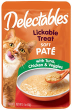 Load image into Gallery viewer, Hartz Soft Pate Lickable Treat for Cats Tuna Chicken and Veggies
