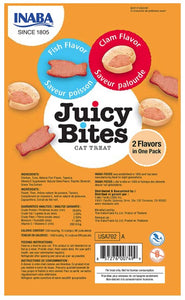 Inaba Juicy Bites Cat Treat Fish and Clam Flavor