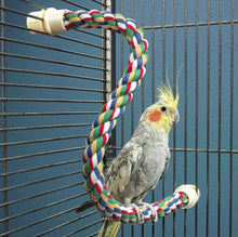 Load image into Gallery viewer, JW Pet Flexible Multi-Color Comfy Rope Perch 28 Long for Birds
