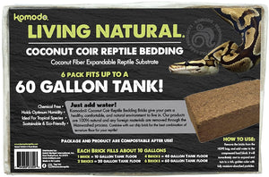 Komodo Living Natural Coconut Coir Reptile Bedding Brick