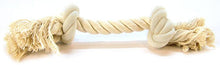 Load image into Gallery viewer, Mammoth Pet Flossy Chews White Rope Bone
