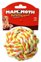 Load image into Gallery viewer, Mammoth Cotton Blend Monkey Fist Ball Flossy Dog Toy 2.5 Mini
