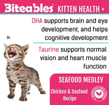 Load image into Gallery viewer, Get Naked Kitten Health Biteables Seafood Medley Flavor
