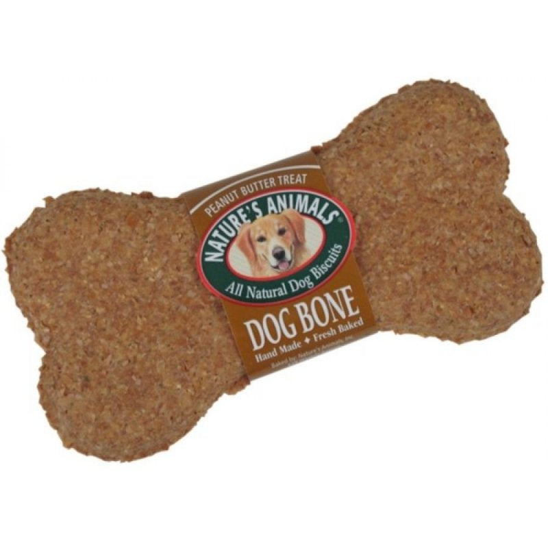 Natures Animals Dog Bone Biscuits Peanut Butter