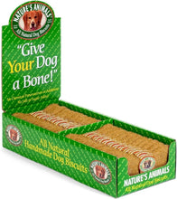 Load image into Gallery viewer, Natures Animals Dog Bone Biscuits Peanut Butter
