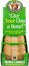 Load image into Gallery viewer, Natures Animals Dog Bone Biscuits Peanut Butter
