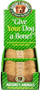 Natures Animals Dog Bone Biscuits Peanut Butter