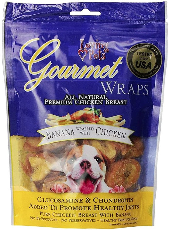 Loving Pets Gourmet Wraps Banana and Chicken