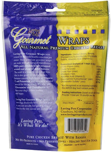 Loving Pets Gourmet Wraps Banana and Chicken