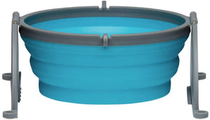 Loving Pets Bella Roma Blue Travel Bowl