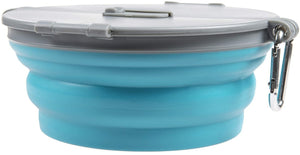 Loving Pets Bella Roma Blue Travel Bowl