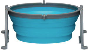 Loving Pets Bella Roma Blue Travel Bowl