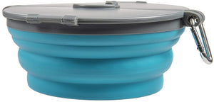 Loving Pets Bella Roma Blue Travel Bowl