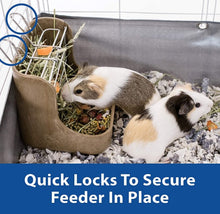 Load image into Gallery viewer, Kaytee Hay and Food Bin with Quick Locks Small Animal Feeder
