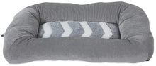 Load image into Gallery viewer, Precision Pet Snoozz ZigZag Mat Pet Bed Gray and White
