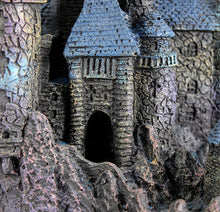 Load image into Gallery viewer, Penn Plax Dark Castle Aquarium Decoration
