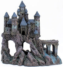 Load image into Gallery viewer, Penn Plax Dark Castle Aquarium Decoration
