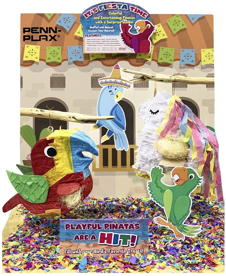 Penn Plax Small Bird Pinata Bird Toy