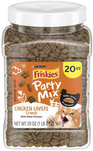 Load image into Gallery viewer, Friskies Party Mix Crunch Treats Chicken Lovers
