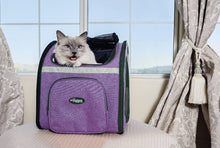 Load image into Gallery viewer, Petique Backpacker Pet Carrier Orchid
