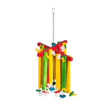 Load image into Gallery viewer, Prevue Bodacious Bites Wood Chimes Bird Toy
