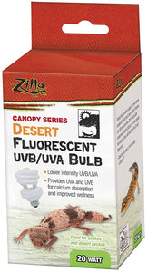 Zilla Canopy Series Desert Fluorescent UVB/UVA Bulb