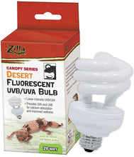 Load image into Gallery viewer, Zilla Canopy Series Desert Fluorescent UVB/UVA Bulb
