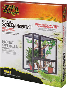 Zilla Fresh Air Screen Habitat for Reptiles