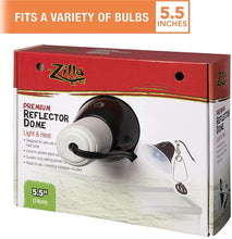 Load image into Gallery viewer, Zilla Premium Reflector Dome Provides Light and Heat for Reptiles
