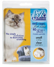 Load image into Gallery viewer, Soft Claws Nail Caps for Cats Clear
