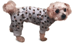 Fashion Pet Hedgehog Dog Pajamas Gray